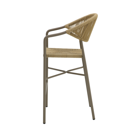 Technorattan Stuhl CESARE BAR Beige