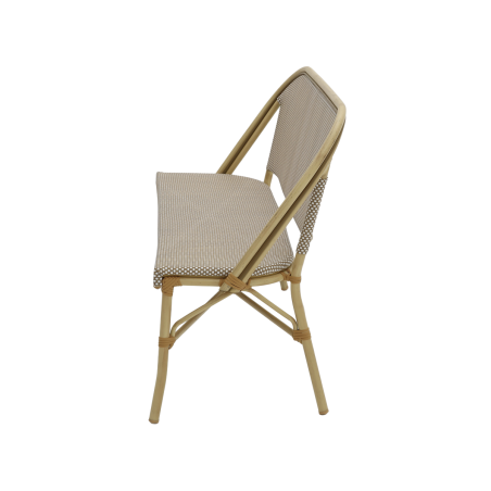 Technorattan Bank MATTEO BENCH Braun-Beige