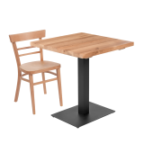 Holz Restaurantstuhl EPIC Holzoptik Natur