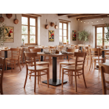 Holz Restaurantstuhl EPIC Holzoptik Natur