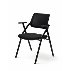 Schulungsstuhl OPTIMA schwarz