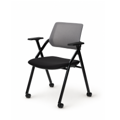 Schulungsstuhl OPTIMA CA schwarz-grau
