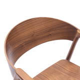 Holz Restaurantstuhl ARDEN Walnuss