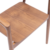 Holz Restaurantstuhl ARDEN Walnuss
