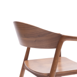 Holz Restaurantstuhl ARDEN Walnuss