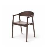 Holz Restaurantstuhl ARDEN Smoky