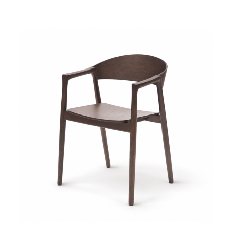 Holz Restaurantstuhl ARDEN Smoky
