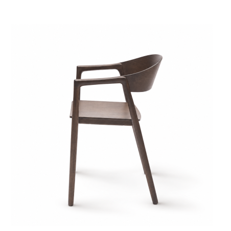 Holz Restaurantstuhl ARDEN Smoky