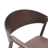 Holz Restaurantstuhl ARDEN Smoky