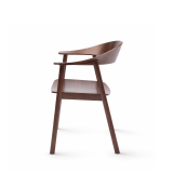 Holz Restaurantstuhl HORIZON Walnuss