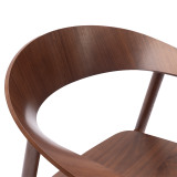 Holz Restaurantstuhl HORIZON Walnuss