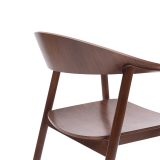 Holz Restaurantstuhl HORIZON Walnuss