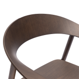 Holz Restaurantstuhl HORIZON Smoky