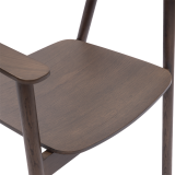Holz Restaurantstuhl HORIZON Smoky