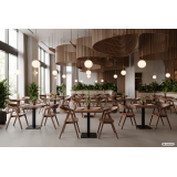 Holz Restaurantstuhl FUTURA Walnuss