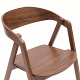 Holz Restaurantstuhl FUTURA Walnuss