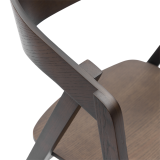 Holz Restaurantstuhl FUTURA Smoky