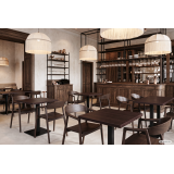 Holz Restaurantstuhl ARDEN Smoky