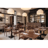 Holz Restaurantstuhl ARDEN Walnuss
