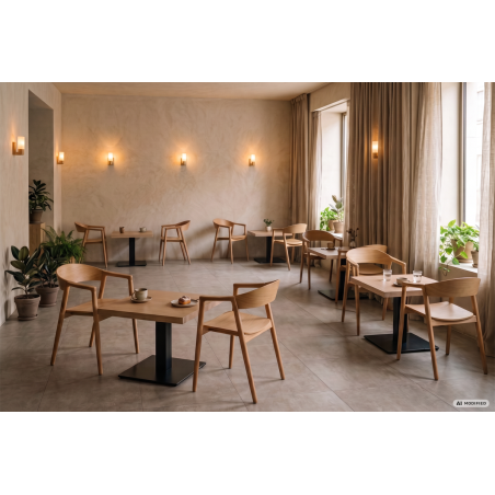 Cafétisch ALFA CAFE mit Laminierte-Platten