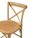 Barstuhl CROSS-BACK WOOD BAR Helle Eiche