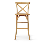 Barstuhl CROSS-BACK WOOD BAR Helle Eiche