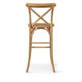 Barstuhl CROSS-BACK WOOD BAR Helle Eiche