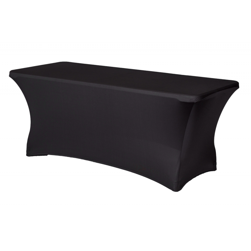 Elastische Tischhusse FLEX PR 240 schwarz (183x76 cm)