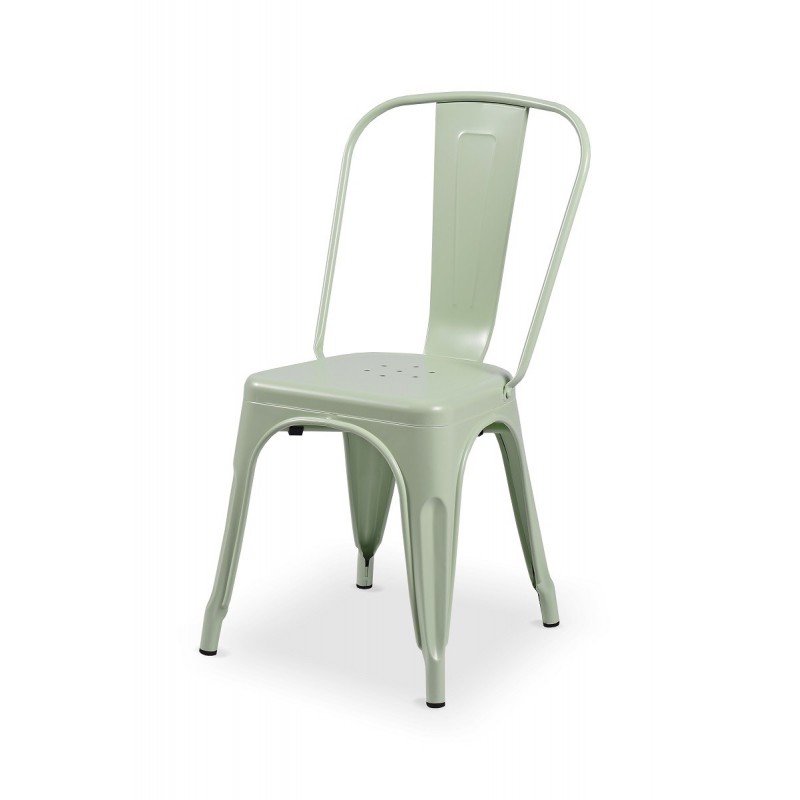 Barstuhl PARIS inspiriert von TOLIX Seladon Matte